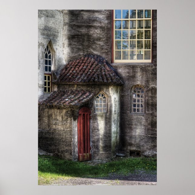 Pôster Castelo - A porta escondida nas traseiras (Frente)