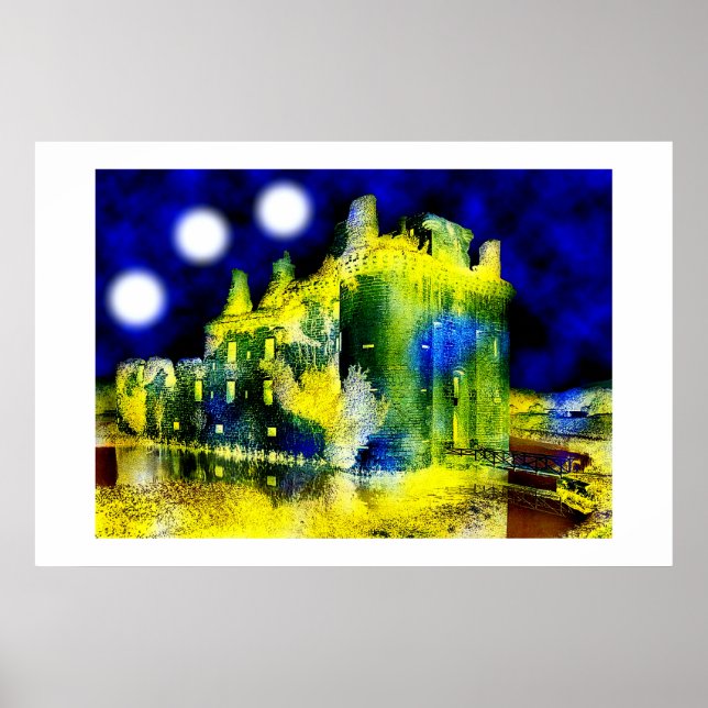Poster Castelo assombrado (Frente)