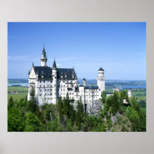 Pôster Castelo Baviera de Neuchwanstein