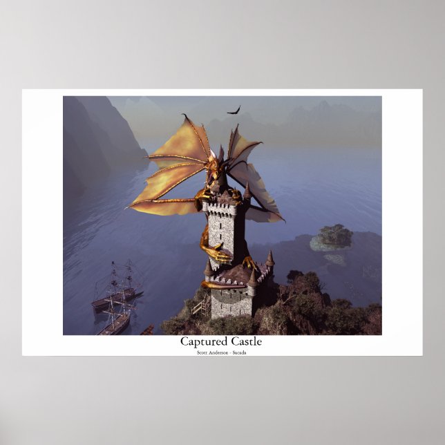 Poster Castelo Capturado (Frente)