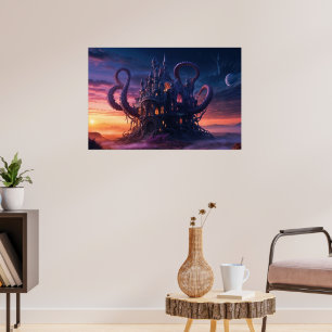 Poster Castelo Cósmico de Éons Muito Passados