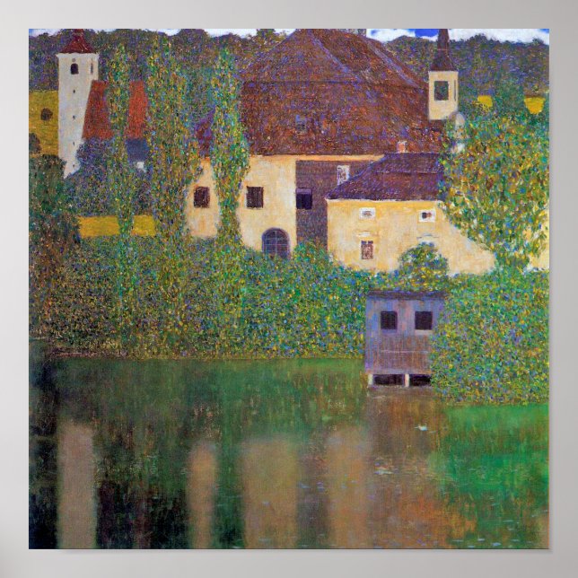 Poster Castelo de Água, Gustav Klimt (Frente)