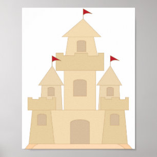 Poster Castelo de areia