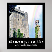 Castelo de Blarney, Irlanda. Irlandês, Poster, pre