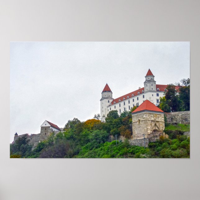 Poster Castelo de Bratislava, Eslováquia (Frente)