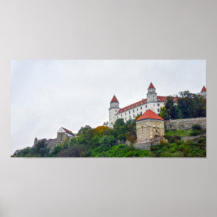 Poster Castelo de Bratislava, Eslováquia