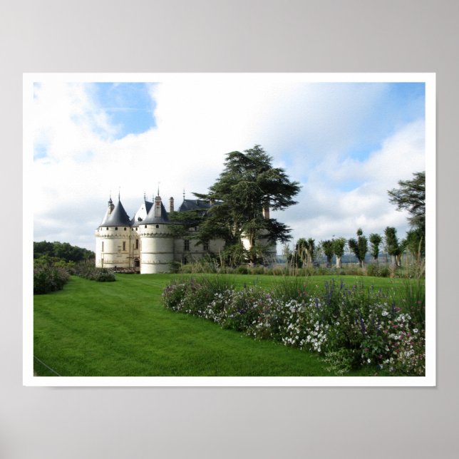 Pôster Castelo de Chaumont-sur-Loire, França (Frente)
