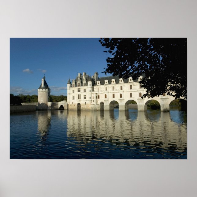 Pôster Castelo de Chenonceau, Rio Cher, Loir-et-Cher, 2 (Frente)
