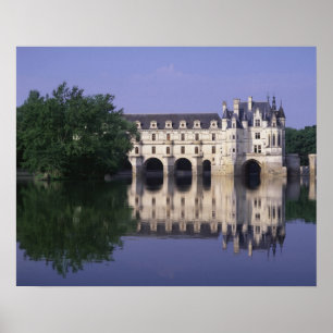 Poster Castelo de Chenonceau, Vale do Loire,