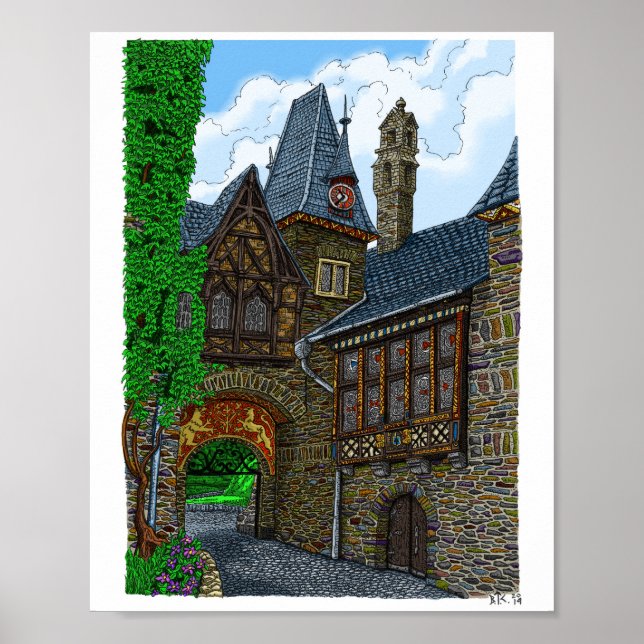 Poster Castelo de Cochem (Frente)