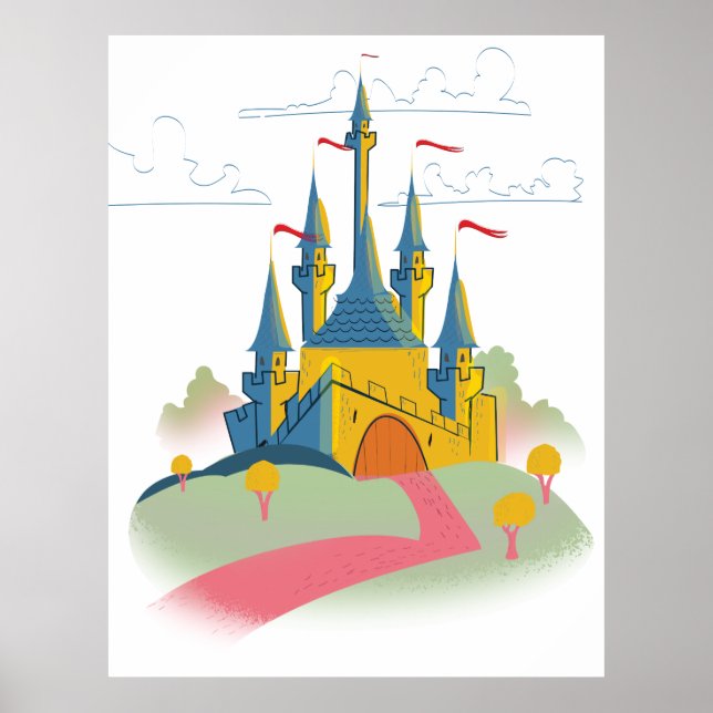 Poster Castelo de Contos de Fadas (Frente)
