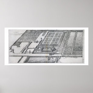 Poster Castelo de Dampierre, ideia da propriedade, 'do Le