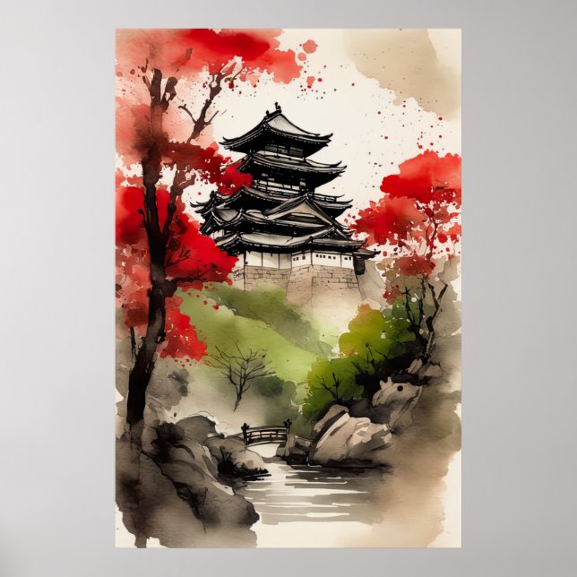 Poster Castelo de Echoing Colinas (Frente)