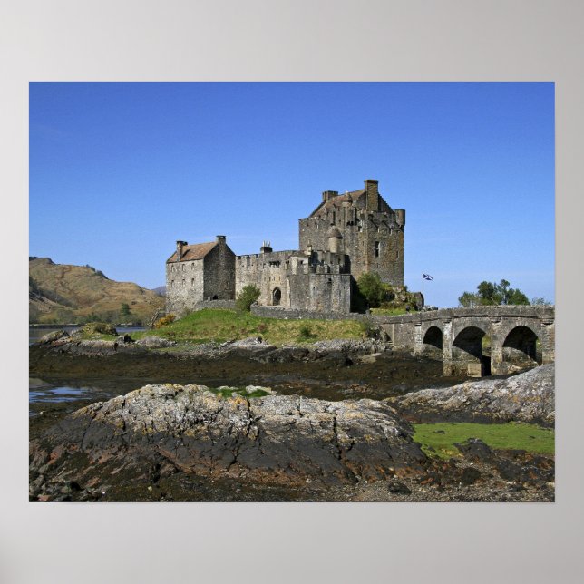 Pôster Castelo de Eilean Donan, Escócia. O famoso Eilean  (Frente)