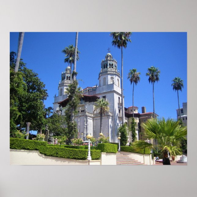 Poster Castelo de Hearst, San Simeon, Califórnia (Frente)