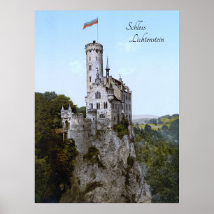 Poster Castelo de Lichtenstein (1890)