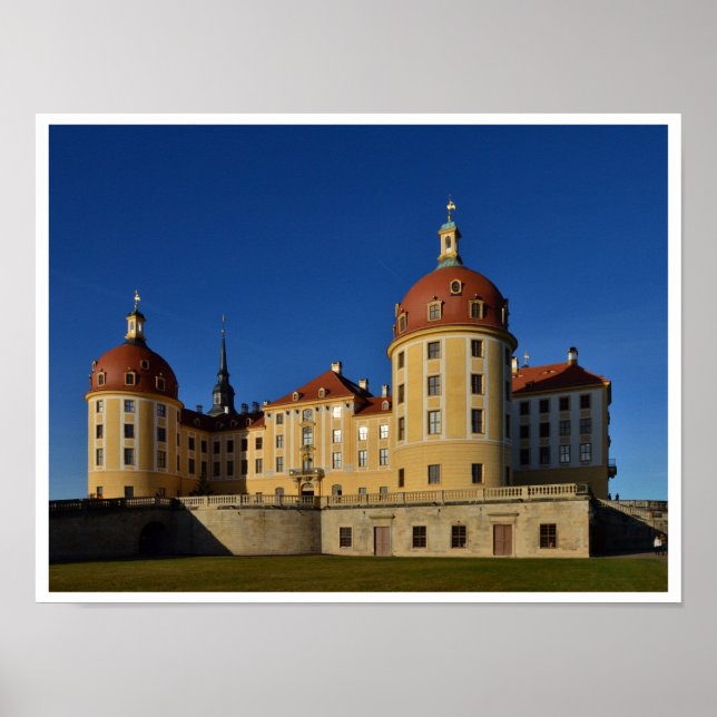 Poster Castelo de Moritzburg, Saxónia, Alemanha (Frente)