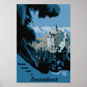 Pôster Castelo de Neuschwanstein