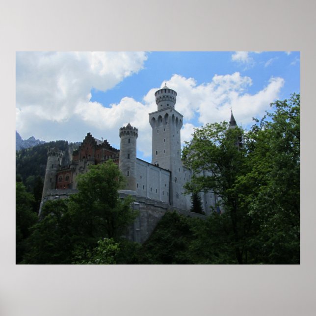 Poster Castelo de Neuschwanstein - Alemanha (Frente)