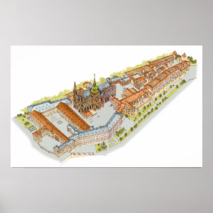 Pôster Castelo de Praga. Praga República Checa