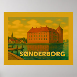 Poster Castelo de Sønderborg Dinamarca
