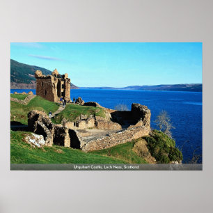 Poster Castelo de Urquhart, Loch Ness, Scotland