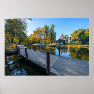 Poster Castelo de Vajdahunyad, Serenity do outono, em Bud