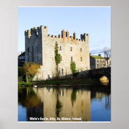 Poster Castelo de White, Athy, Condado de Kildare, Irland