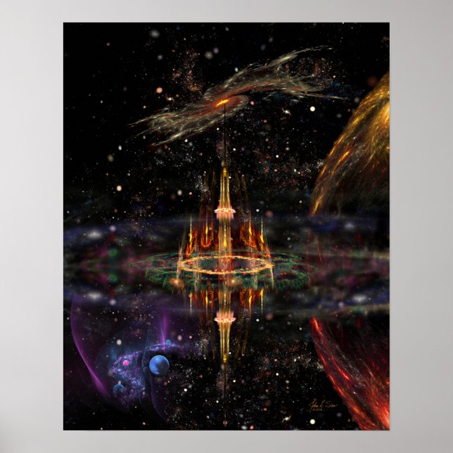 Pôster Castelo de Wizard (16x20) (Frente)