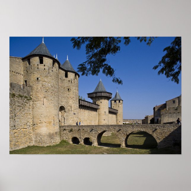 Pôster Castelo dos Condes, Carcassonne, Aude, Languedoc, (Frente)