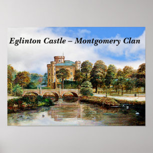 Poster Castelo Eglinton - Clã Montgomery