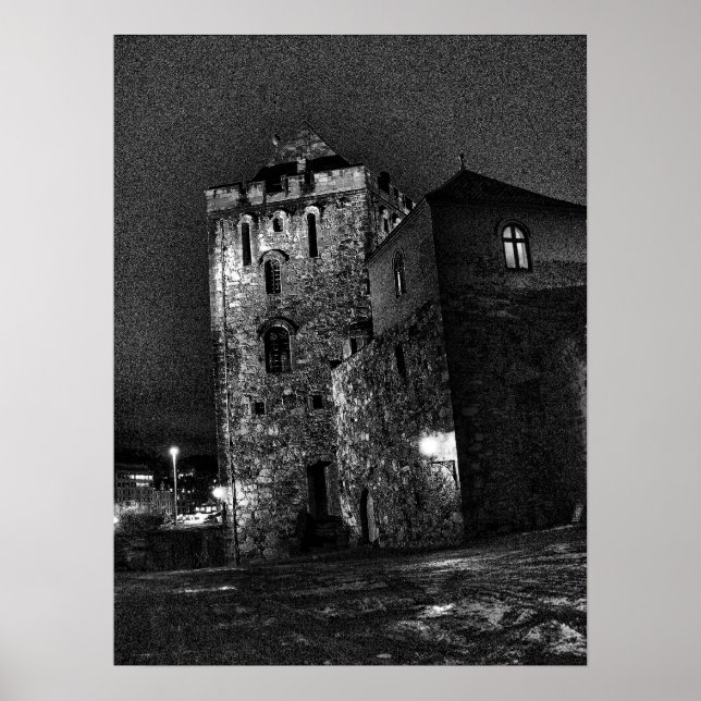 Pôster Castelo em Bergen (Frente)