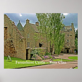Poster Castelo Ferniehirst - Scottish Kerr Clan