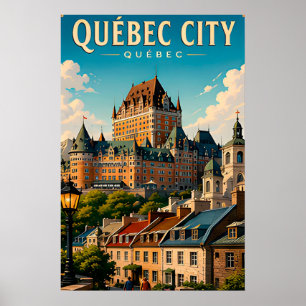 Poster 🏰 Castelo Frontenac de Quebec