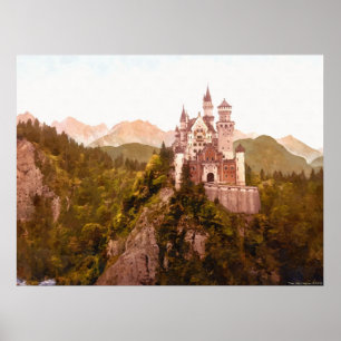 Pôster Castelo II de Neuschwanstein
