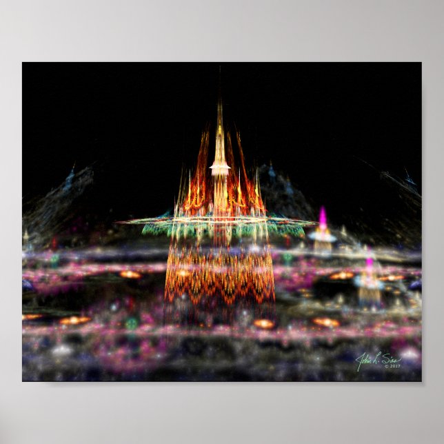 Poster Castelo mágico (10x8) (Frente)