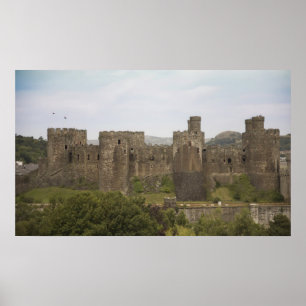 Pôster Castelo majestoso de Conwy