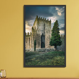 Poster Castelo Medieval de Guimarães, Portugal.