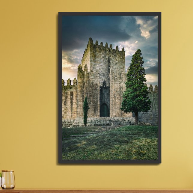 Poster Castelo Medieval de Guimarães, Portugal. (Criador carregado)