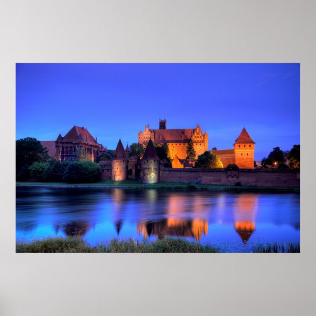 Poster Castelo Medieval de Malbork (Frente)