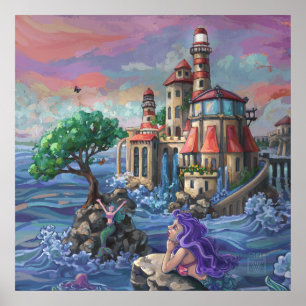 Pôster Castelo Mermaid