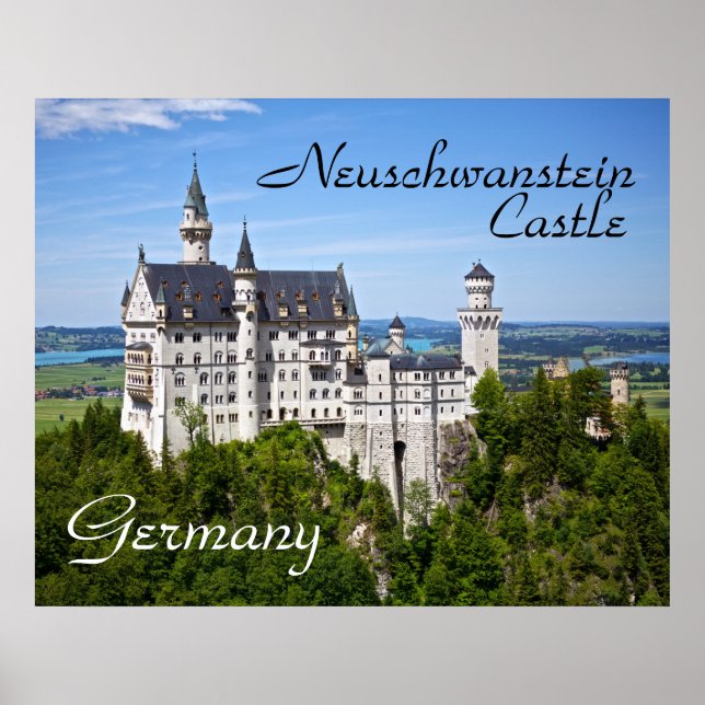 Poster Castelo Neuschwanstein (Frente)