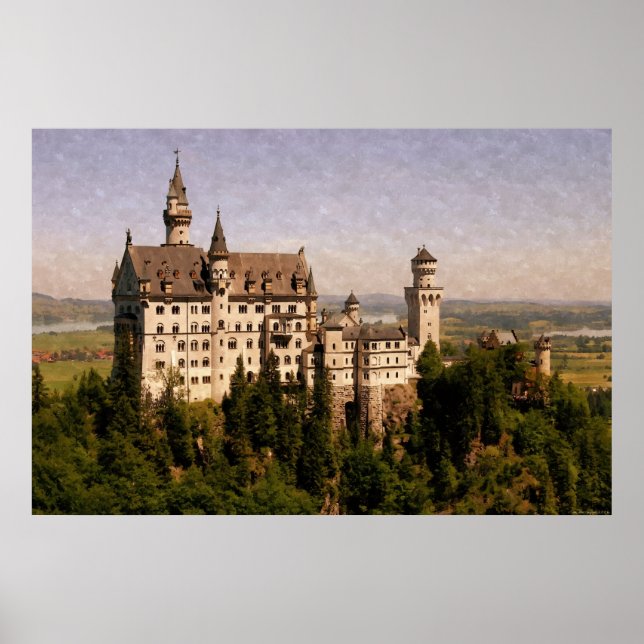 Poster Castelo Neuschwanstein (Frente)