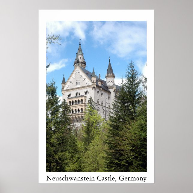 Pôster Castelo Neuschwanstein (Frente)