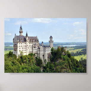 Poster Castelo Neuschwanstein Baviera Alemanha