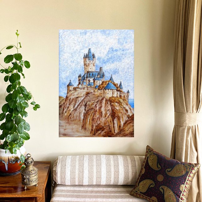 Poster Castelo no rio Reno (Criador carregado)