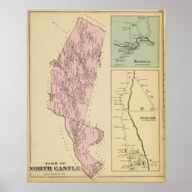 Poster Castelo Norte, Nova Iorque (Frente)