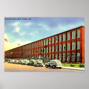 Pôster Castelo novo, planta de Indiana Chrysler