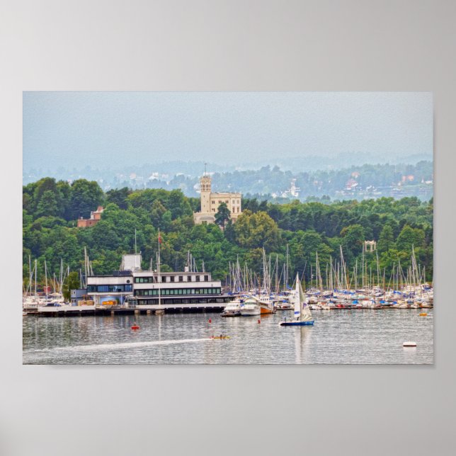 Poster Castelo Oscarwill, Oslo, Noruega (Frente)