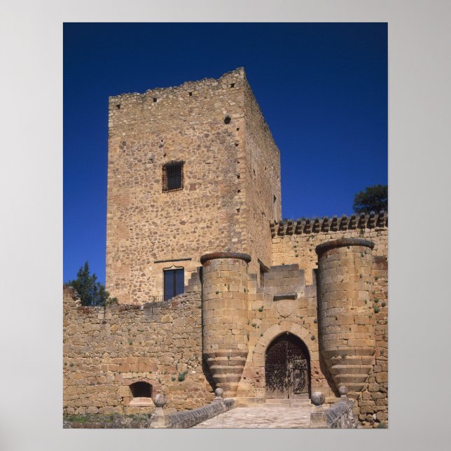 Pôster Castelo Pedraza, Castela e Leão, Espanha 2 (Frente)